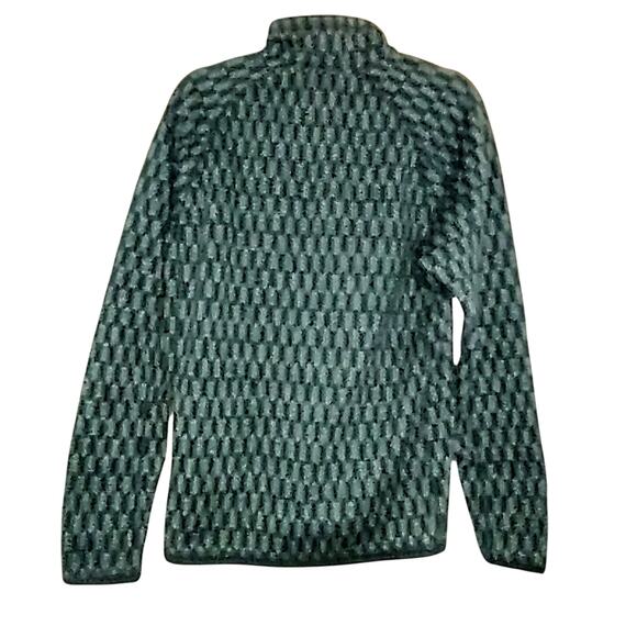 Patagonia Men's Better Sweater 1/4-Zip Fleece Shirt, Medium Hunter Green & White - Picture 2 of 7
